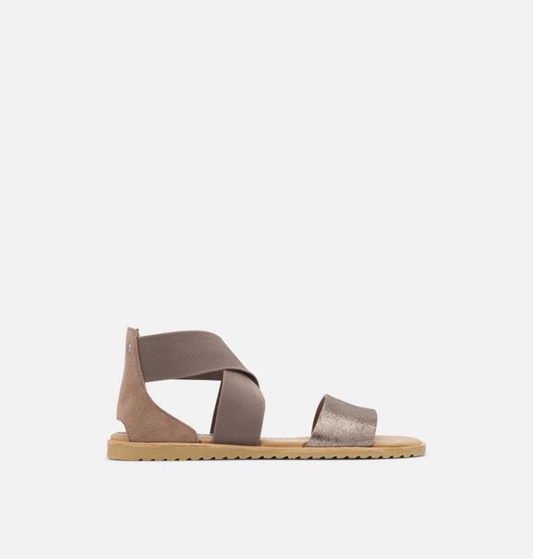 Sorel Dam Sandaler Brun - Ella™ Flat - XKQ-721360